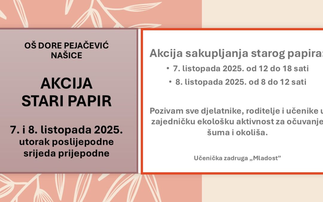 Akcija stari papir