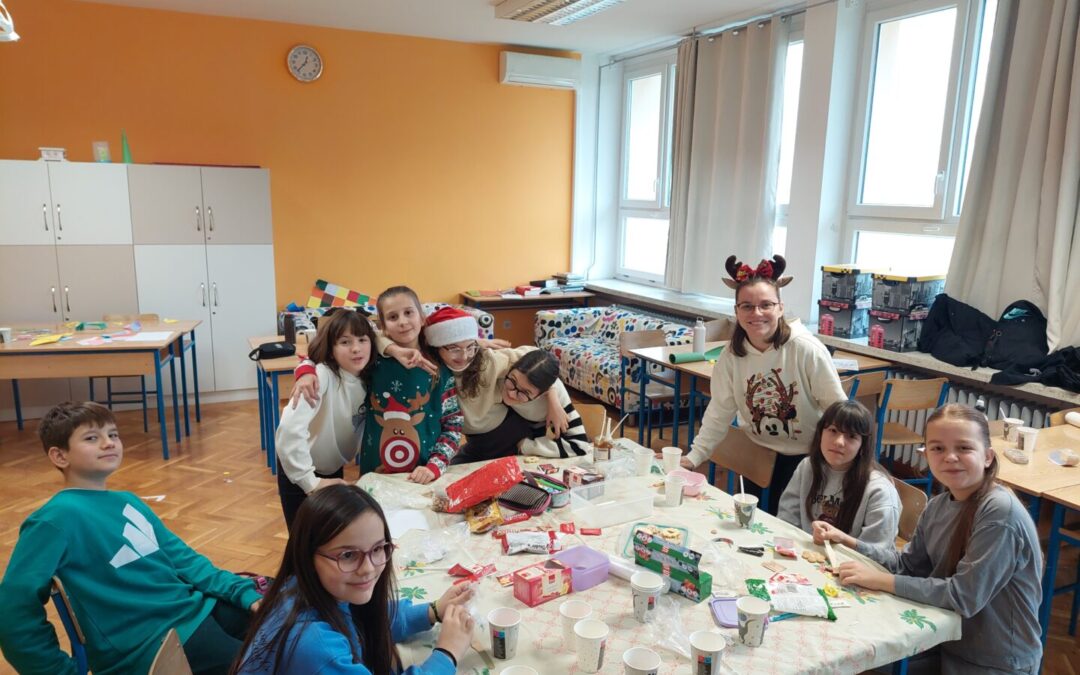 Božićna radionica na satu njemačkog jezika