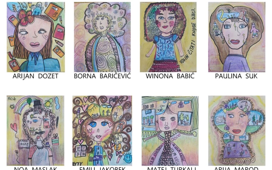 Značajan uspjeh učenika prvog razreda OŠ Dore Pejačević, na likovno-literarnom natječaju „Tihi junaci među policama – knjižnice i knjižničarke u našem svijetu“