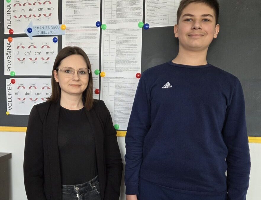 Fran Miličević osvojio treće mjesto na županijskom natjecanju iz Fizike