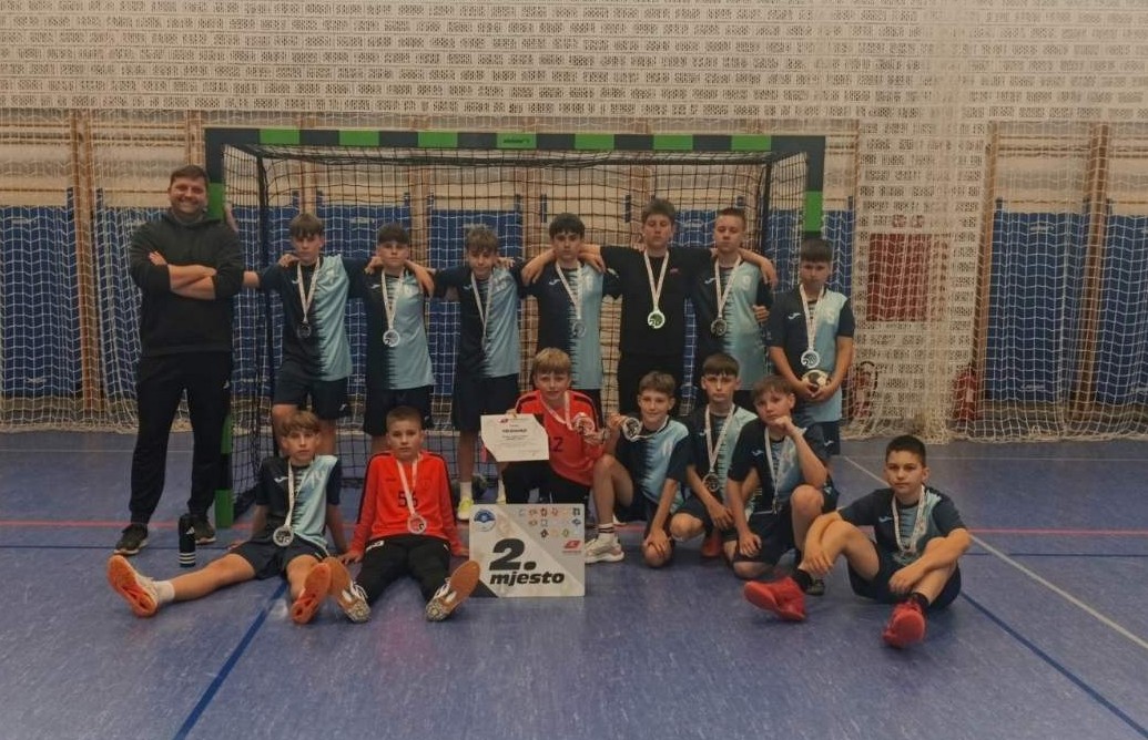 Rukometna ekipa 5.-6. razred dječaci – 2. mjesto regionalnom natjecanju