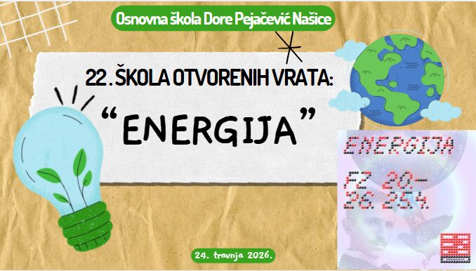 22. Škola otvorenih vrata: Energija