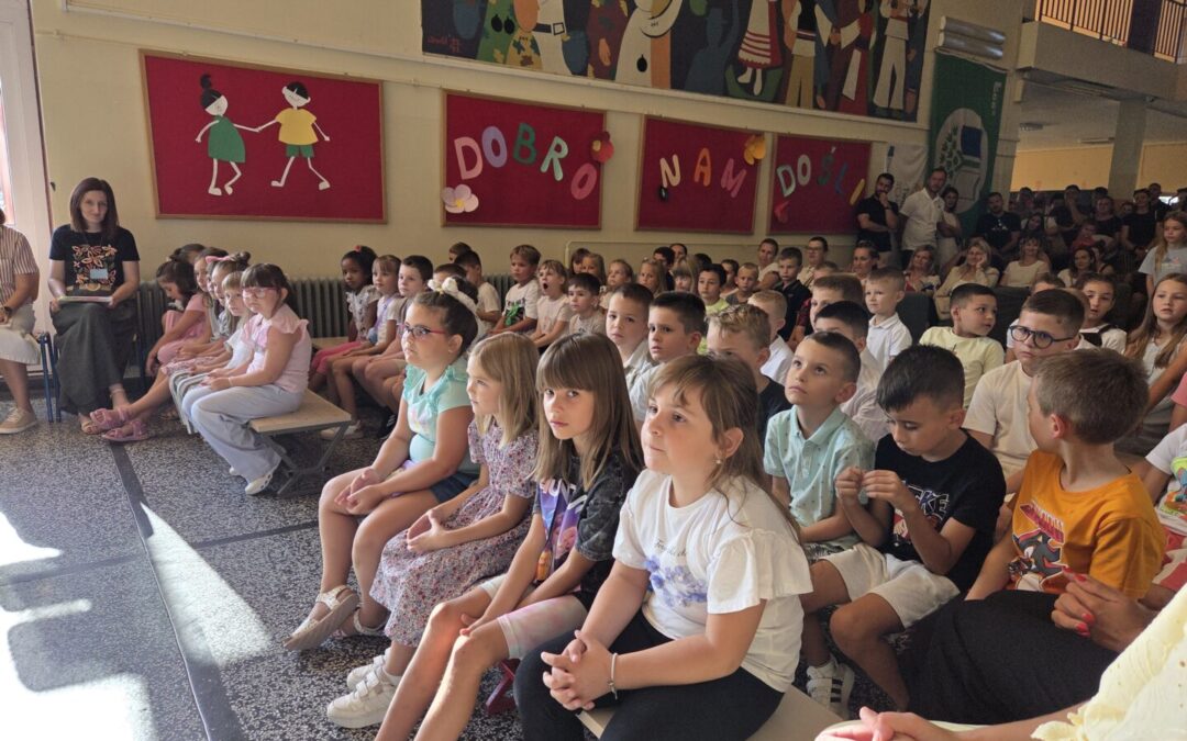Svečani doček prvašića u OŠ Dore Pejačević Našice